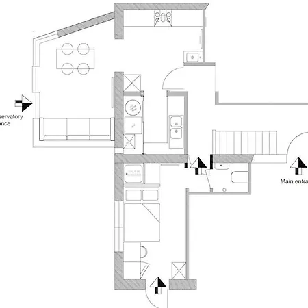公寓 Nano Nook In The Heart Of Filton